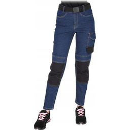 JEANS-L777 - Elastyczne spodnie ochronne do pasa damskie