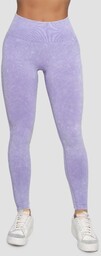 GymBeam Bezszwowe damskie legginsy Lift Violet