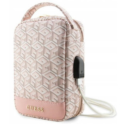 Guess Torba Guhbhgcfsep Organizer uniwersalny różowy GCube Stripe