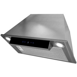 AFRELLI Okap Prima Evo 60 Inox/czarne szkło 635m3/h