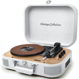 MUSE Gramofon MT-201 WW Biały, Automatyczny, Napęd paskowy,