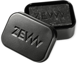 ZEW Aluminiowa czarna zamykana mydelniczka na mydła ZEW