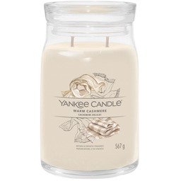 Yankee Candle Signature Warm Cashmere Świeca Duża 567g
