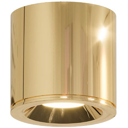 Tubka sufitowa łazienkowa Luna 1xGU10 złota IP65 CL0103-GD