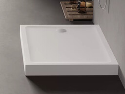 New Trendy Mild brodzik akrylowy prostokątny 90x100x11,5cm biały