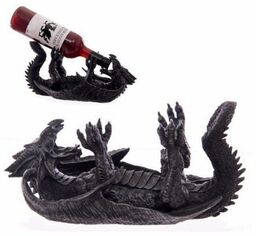 Czarny Smok - stojak na wino
