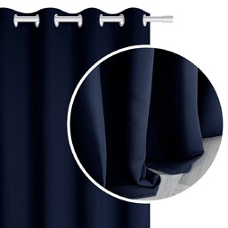 Spod Igły I Nitki Zasłona zaciemniająca 140x250 granatowa