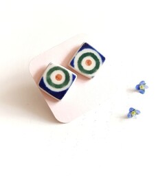 Pakamera Kolczyki ceramiczne Bolesławiec