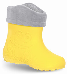 ZETPOL kalosze dziecięce EVA Frog Yellow z wkładem