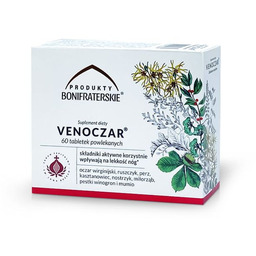 Produkty Bonifraterskie Venoczar, 60 tabletek