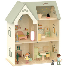 CLASSIC WORLD Wielki Drewniany Domek dla Lalek