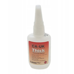 KLEJ BŁYSKAWICZNY CYJANOAKRYLOWY CA GĘSTY THICK 50G SEKUNDOWY