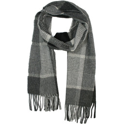 Szalik z Frędzlami, Wełna z Kaszmirem, Ciepły, Męski,