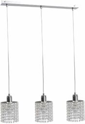 LAMPA wisząca KET538 metalowa OPRAWA glamour ZWIS