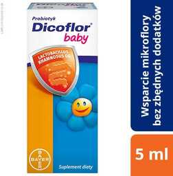 Dicoflor Baby krople, 5 ml probiotyk dla niemowląt