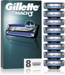 Gillette Mach3 Zapasowe Ostrza 8 Szt.