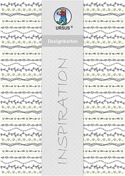 Designerski karton ślubny, 5 arkuszy 200 g/m
