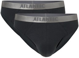 Slipy męskie Atlantic 013 2-pak grafitowe