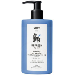 Szampon do włosów przetłuszczających się Yope Men Refresh
