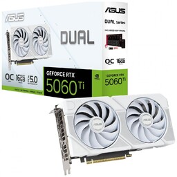 Karta VGA Asus GeForce RTX 5060 Ti DUAL-RTX5060TI-O16G-WHITE