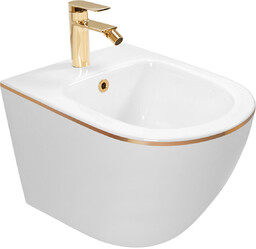REA-C6990 Carlo Mini Gold Edge Bidet wisz?cy