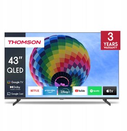 Telewizor 43" Qled Smart Tv 4K Uhd Hd
