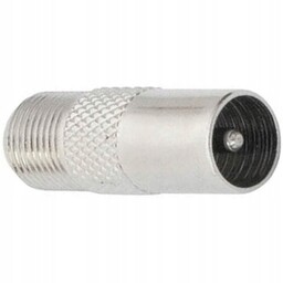 Przejście Adapter Wtyk F Wtyk Antenowy Tv 100szt