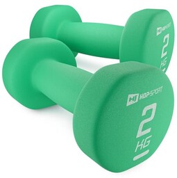 Zestaw Hantelek Żeliwnych Neoprenowych 2X2Kg