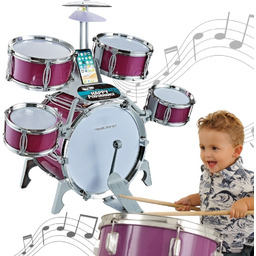 WOOPIE Perkusja Elektroniczna Edukacyjna Dla Dzieci 5 Bębnów