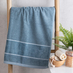 Detexpol Ręcznik kąpielowy frotte TEO niebieski 70 x