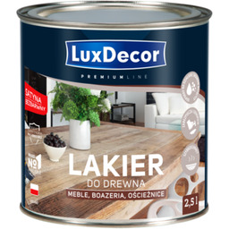 Lakier do drewna satyna 2,5 l LuxDecor