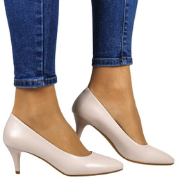 Czółenka Szpilki Na Niskim Obcasie Sergio Leone 1379