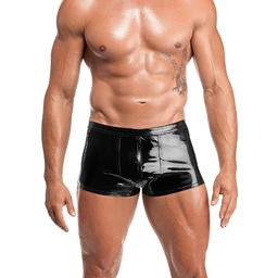 Noir Handmade H095 Voltage PVC Shorts Black