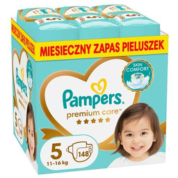 Pampers Premium Care Pieluszki rozmiar 5, 148 sztuk
