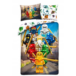 Posciel Bawelniana 140X200 Lego Ninjago