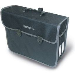 Basil, Sakwa pojedyncza, Malaga Hook-On System, czarny, 13L