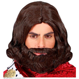 PERUKA ŚREDNIOWIECZNY KRÓL