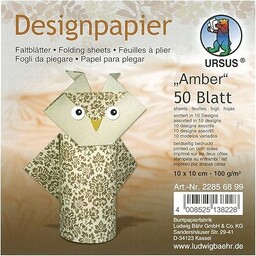 Ursus 22856899 - papier designerski, obustronnie zadrukowany, 50