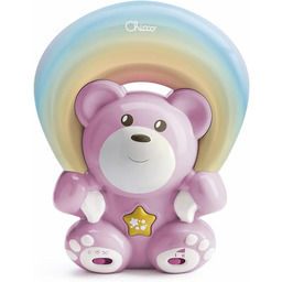 Chicco Miś z Projektorem Rainbow, Zabawka Muzyczna, Lampka