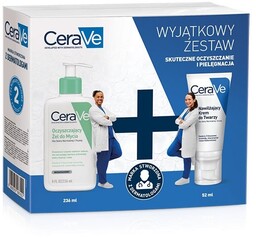 CeraVe żel do mycia 236ml + krem