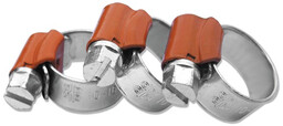 10 sztuk Opaska ślimakowa FORCE ORANGE 10-16mm W1