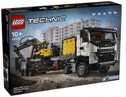 Lego Technic. Ciężarówka Volvo Fmx i koparka EC230