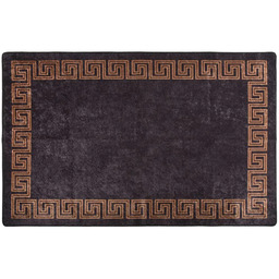 Profeos Nowoczesny czarny dywan 80x150 cm T3-G71