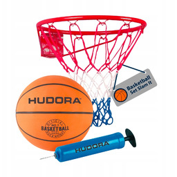 Zestaw Do Koszykówki Hudora Slam It (obręcz Piłka