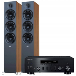 Elac Debut 3.0 F6.3 Yamaha R-N600A Amplituner MusicCast