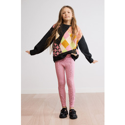 Desigual Gładkie dzianinowe legginsy