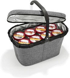 reisenthel Carrybag iso Twist Silver  stabilny kosz