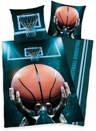 Pościel młodzieżowa 140x200 Koszykówka Basketball poszewka 70x90 Nba
