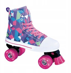 La Sports Wrotki dziecięce młodzieżowe trampki Canvas 14120SPI-BA-34