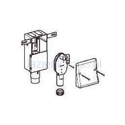 GEBERIT 152.233.00.1 Syfon podtynkowy do urządzeń, z dwoma